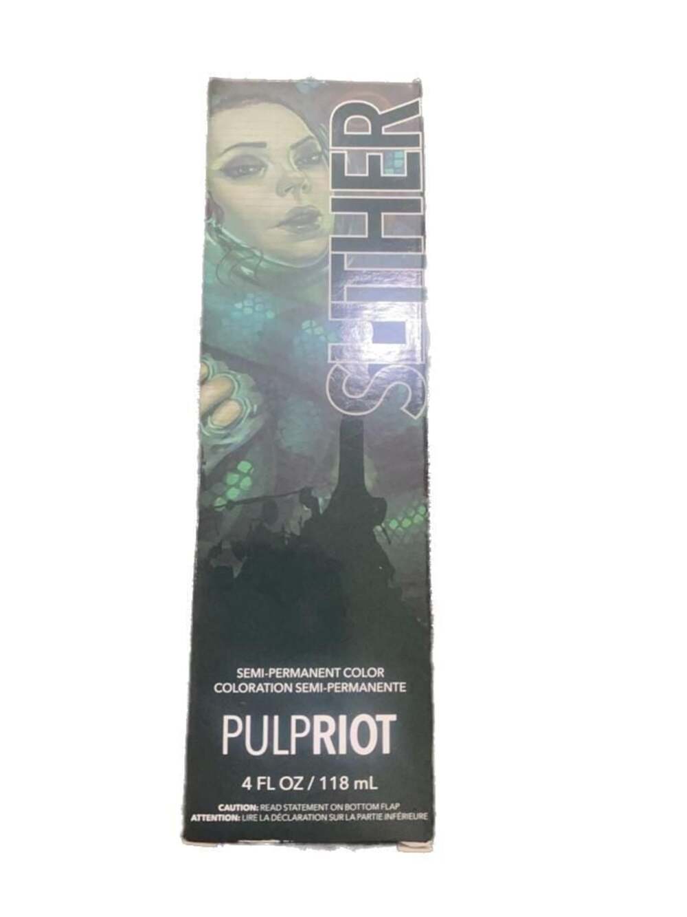 Pulp Riot Semi-Permanent Hair Color 4oz - Slither (Juniper) - Picture 2 of 3